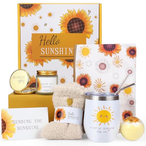 29% Off SUNFLOWER Spa Gift Basket for Women & Dad 8pc Self Care - Image 2