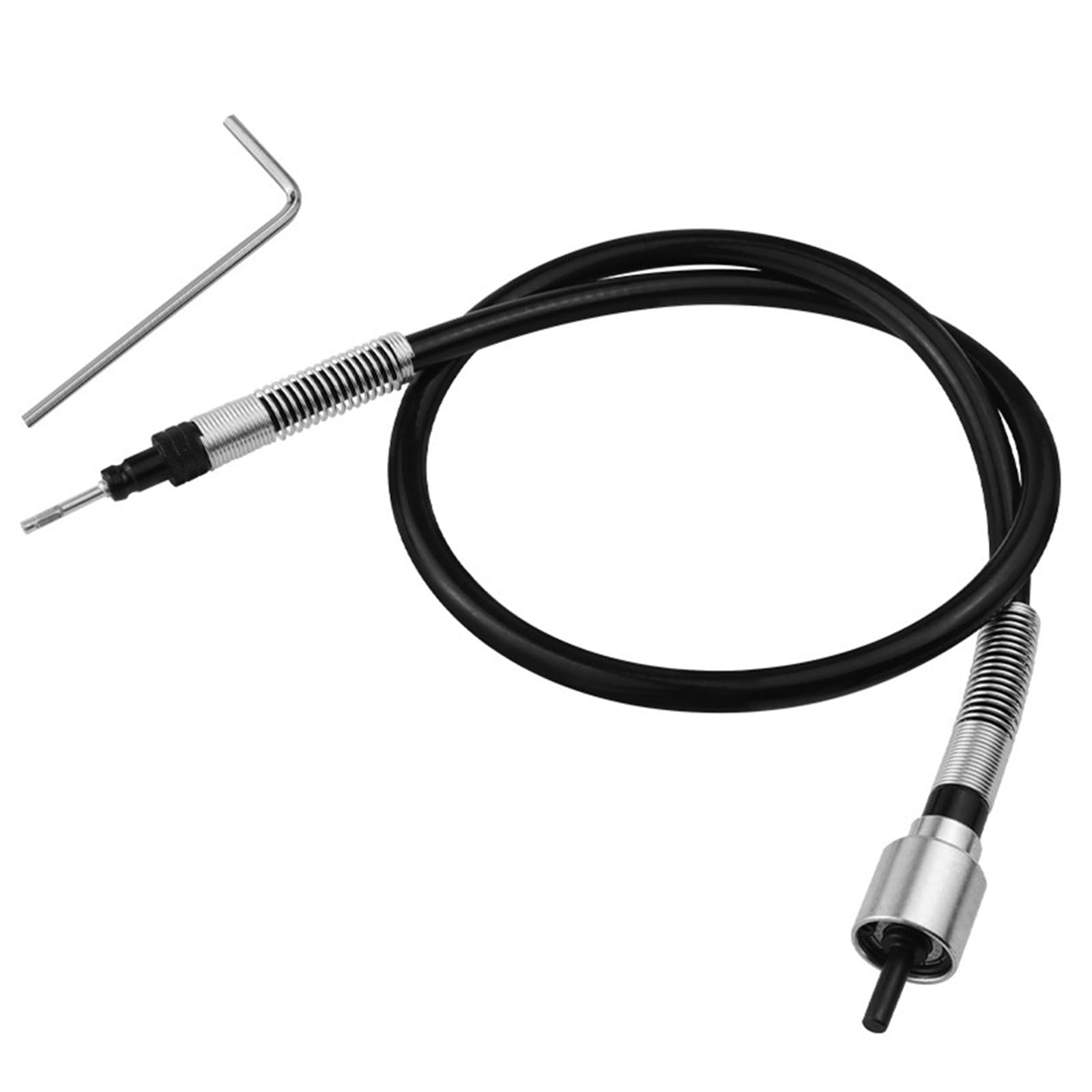 Ordinaryone Rubber Flexible Shaf Accuracy Drill Chucks Extension Drill Attachment For Grinding And Polishing Works With 0.3Mm To 6.5Mm Shafts Tool Flexible Rod Tool