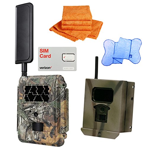 Spartan HD GoCam Verizon 4G/LTE, Blackout Flash, Bundled with UTowels Edgeless Microfiber Towels and a Security Box