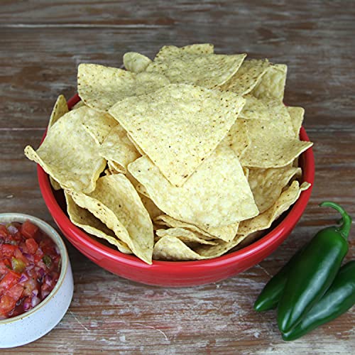 Perfection Snacks Restaurant Style Tortilla Chips, Yellow Corn, Sea Salt, 12 Ounce (Pack of 3)