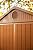 Keter Darwin 6x8 Resin Outdoor Storage Shed Kit-Perfect to Store Patio Furniture, Garden Tools Bike Accessories, Beach Chairs and Lawn Mower, Brown