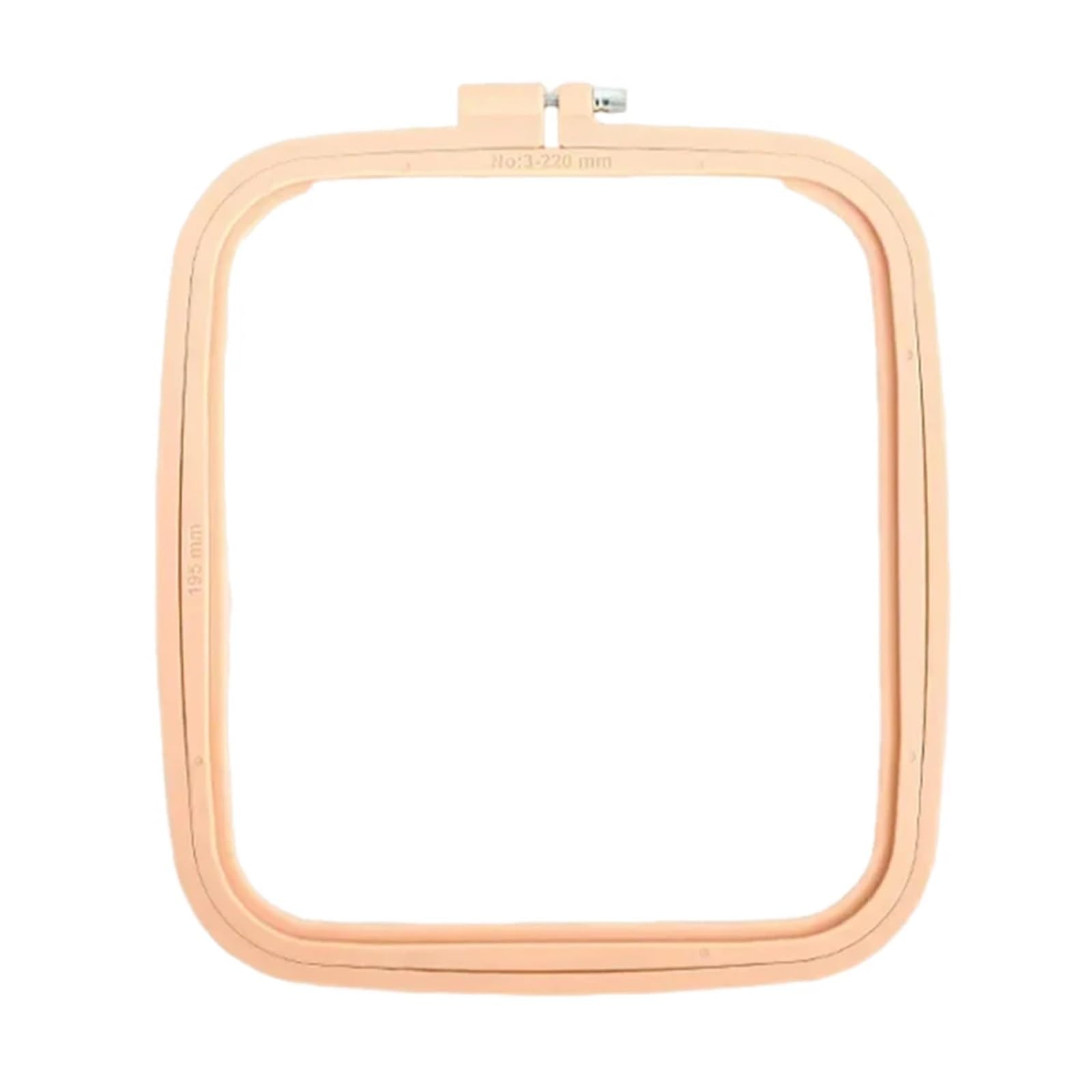 CQAHDSEVF Embroidery Hoop Circle, Cross Stitch Rack Square Embroidery Hoop Plastic Punch Needle for and Sewing(Color 3)