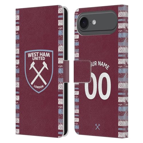 Étui en Cuir iPhone 17 Air Head Case Designs West Ham United Finition Personnalisée