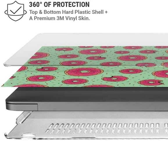 Skinit Case + Skin Compatible with MacBook Pro 16in (2021) Originally Designed Donuts Design