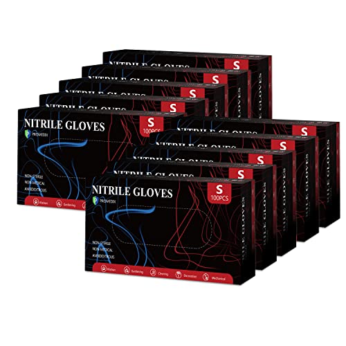 PROMEDIX P Nitrile Disposable Gloves,4mil-100 Count,Gloves Disposable Latex Free,Powder Free for Cooking,Household,Food safe
