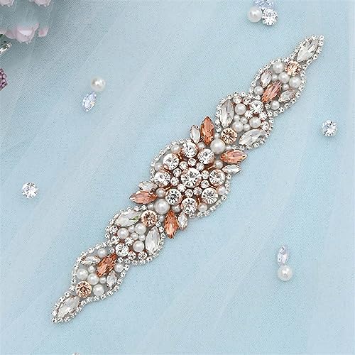 Pulcykp Bridal Sash And Belt Wedding Sash Prom Dress Belt Rhinestone Applique Bridesmaid Sash2