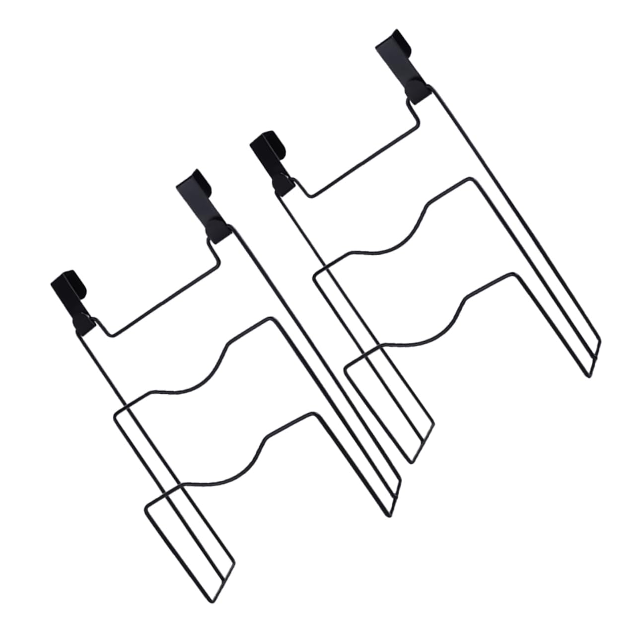 SOLUSTRE 2stücke Topfdeckelhalter Für Schranktür Deckel-organizer Tür Küchenhelfer Stauraum Für Topfdeckel Ordnung Küche Praktischer Halter Für Kleine Und Große Deckel