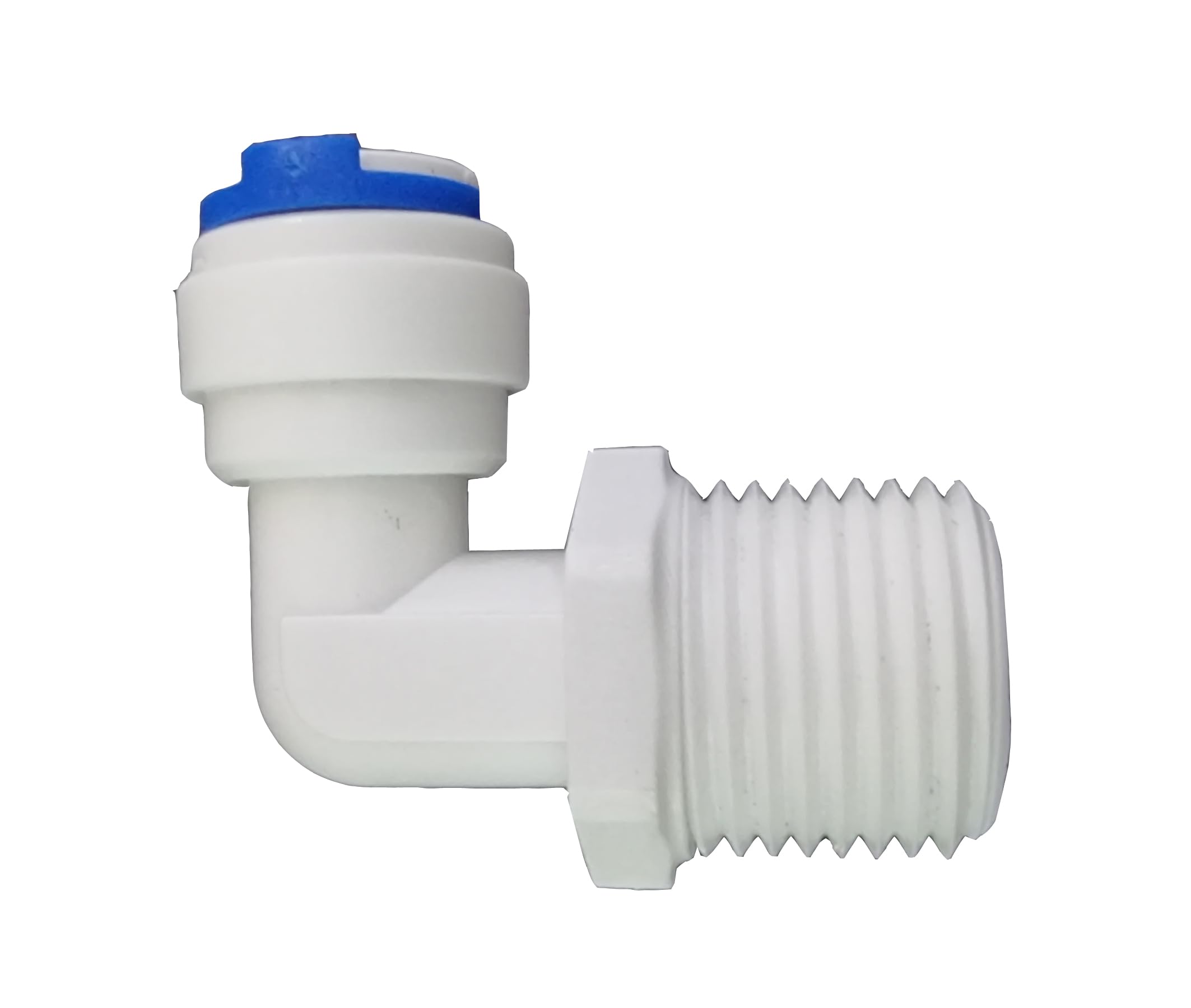 The Water Filter Men Men's 1/2" Inch Thread Elbow X 3/8" 10Mm Pushfit Water Pipe Fitting Connector