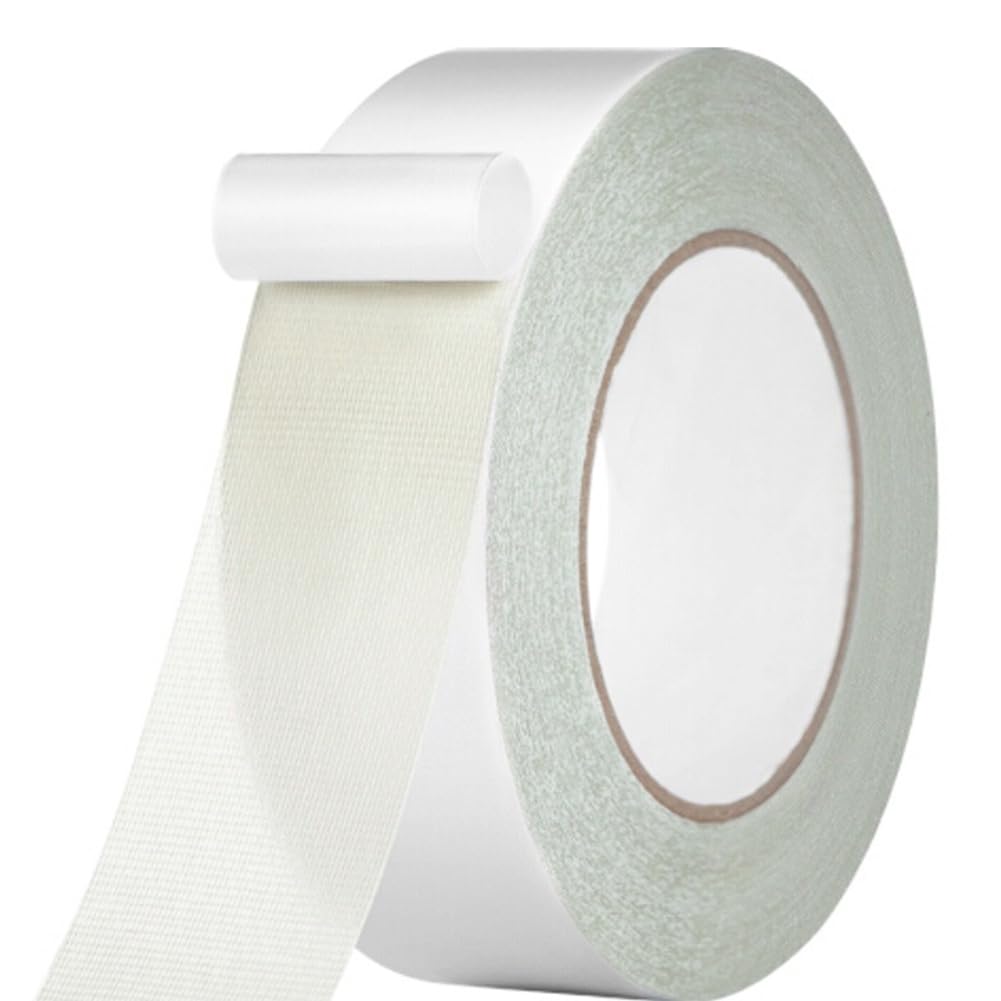 Littimoon 50mm X 10m Carpet Tape Double Sided for Area Rug Carpet Adhesive Removable Multi-Purpose Binding Tape Cloth Floor