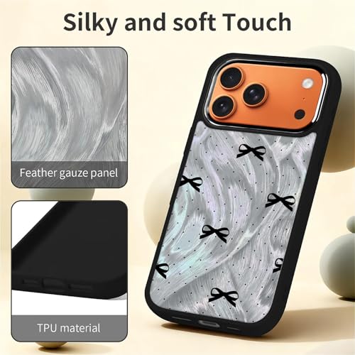 Coque iPhone 17 Pro Max MagSafe transparente et brillante à paillettes pour femmes