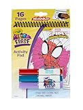 Crayola Color & Erase Reusable Activity Pad - Spidey and His Amazing Friends, Erasable Coloring Pages, Spiderman Toy for Toddlers, Travel Activity