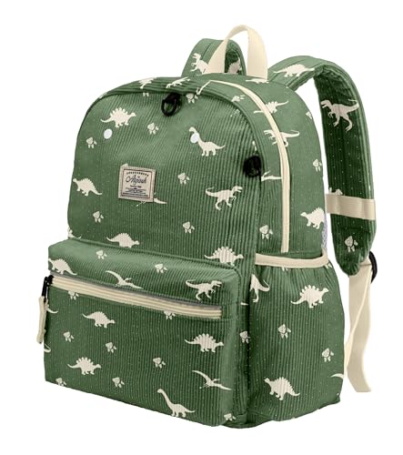 Corduroy Toddler Backpack for Boys 2-5: Kids Preschool Backpacks for Girls -13.5' H Fit Folder