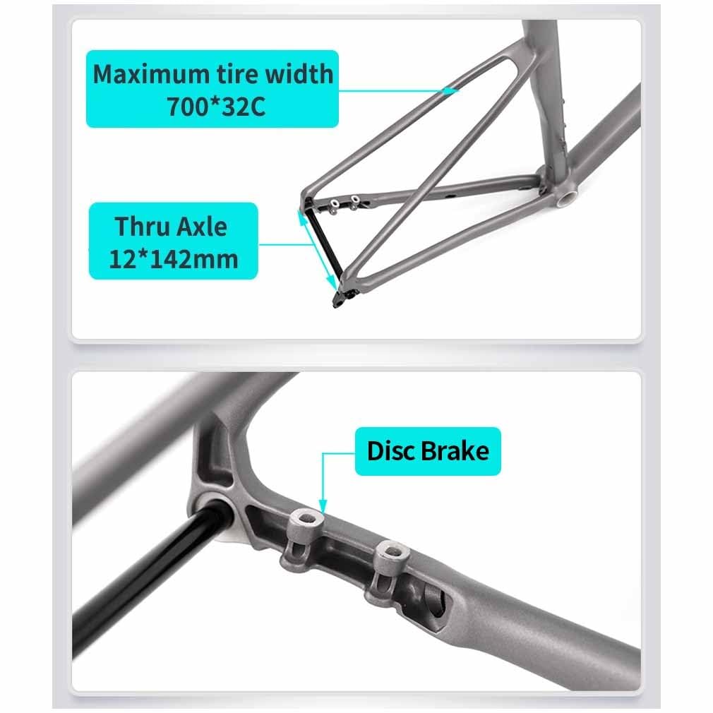 Amazon.co.jp: 700C ロードバイクフレームセット 41 45 48 51