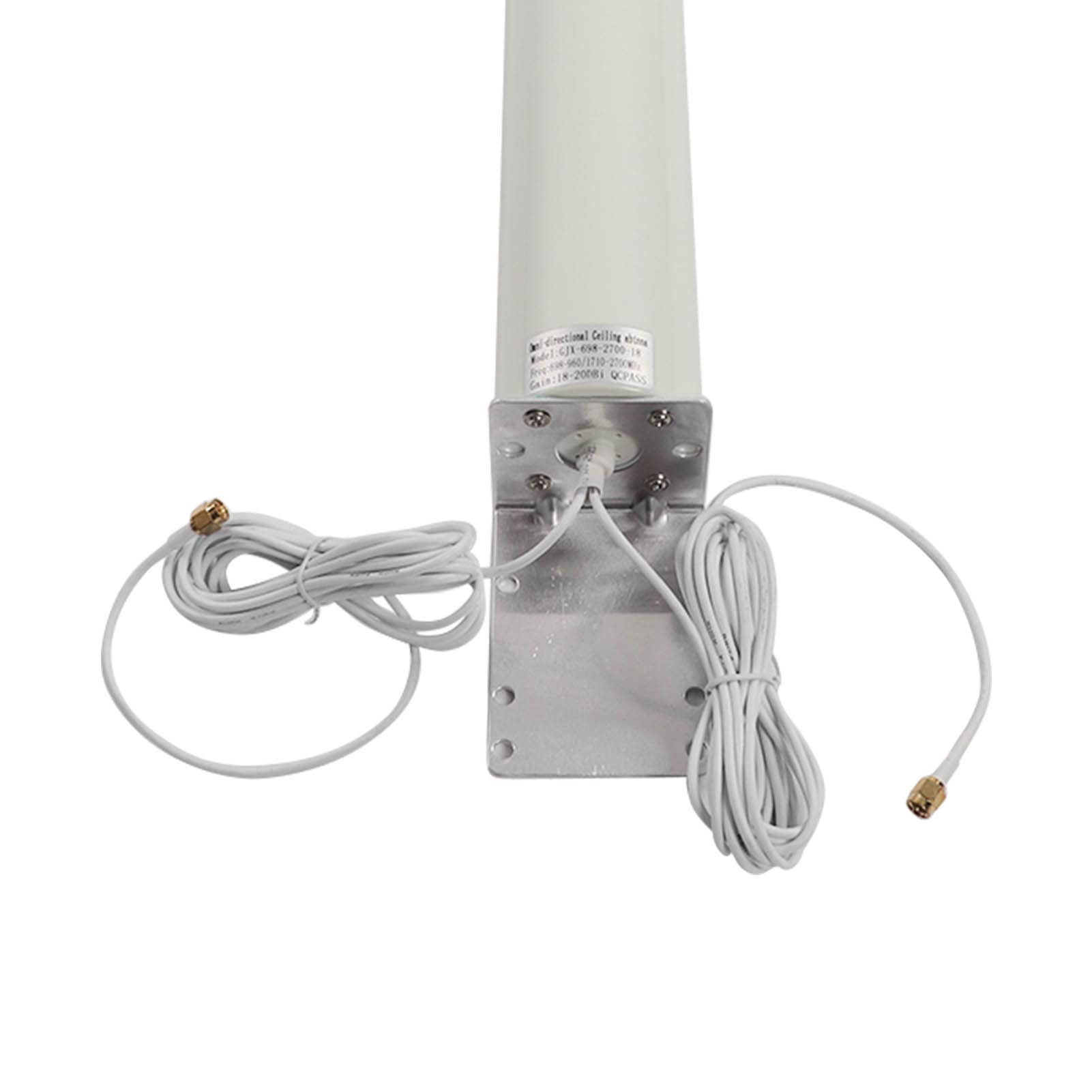 Gonetre Antenne WiFi Extérieure 18-20dBi à Gain élevé IP67 étanche | Connecteur Mâle SMA Omnidirectionnel 698-2700 MHz, Câble RG174 de 5 M, Résistant aux UV, pour Amplificateur de Signal