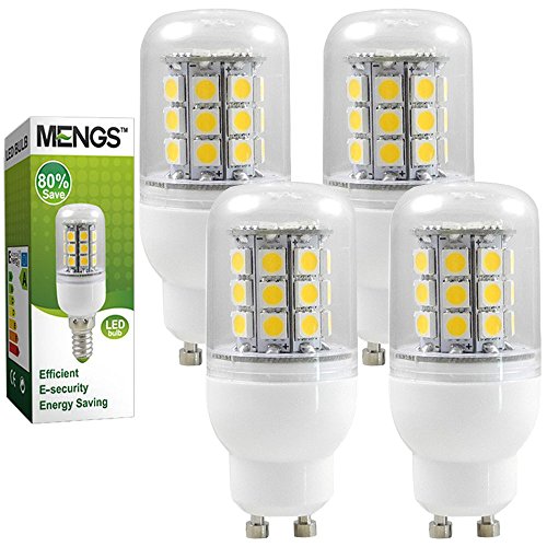 MENGS® 4 pezzi Lampada LED GU10 5W mais LED 30x