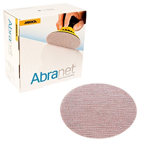 Mirka 9A-241-220 6-Inch 220 Grit Mesh Abrasive Dust Free Sanding Discs, Box of 50 Discs by Mirka