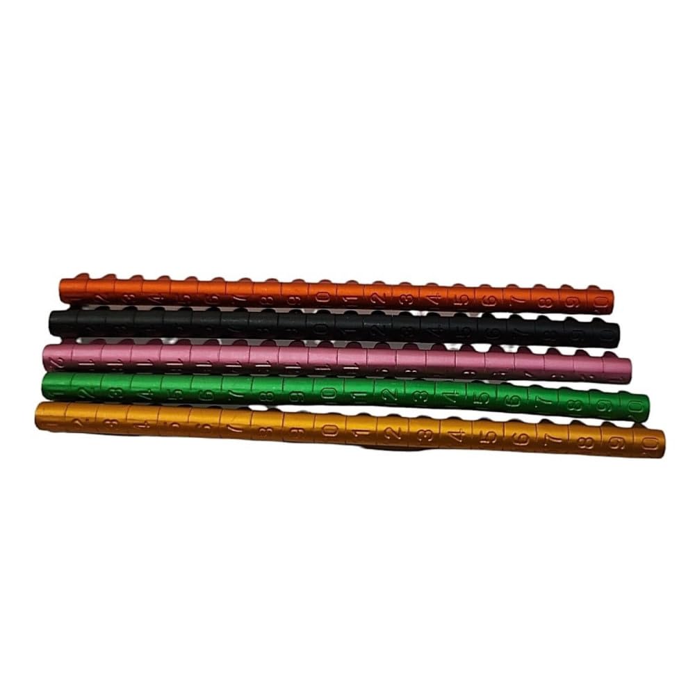 animallparadise - 100 bagues en métal ø 4mm pour perruches, différentes Couleurs