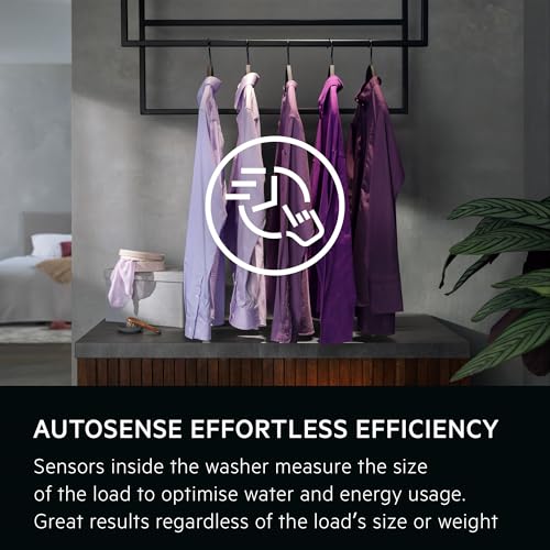 AEG 5000 Series Washing Machine 9kg LFX50942B, Front Loading Full Size, 9kg, 1400 rpm, AntiAllergy Program, Quick Wash, TimeSave to Adjust Washing Cycles, Class A, White - Image 3