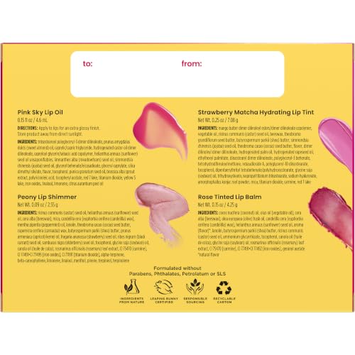 Burt's Bees The Pink Edit Holiday Lip Care Gift Set, 4 Products - image 9