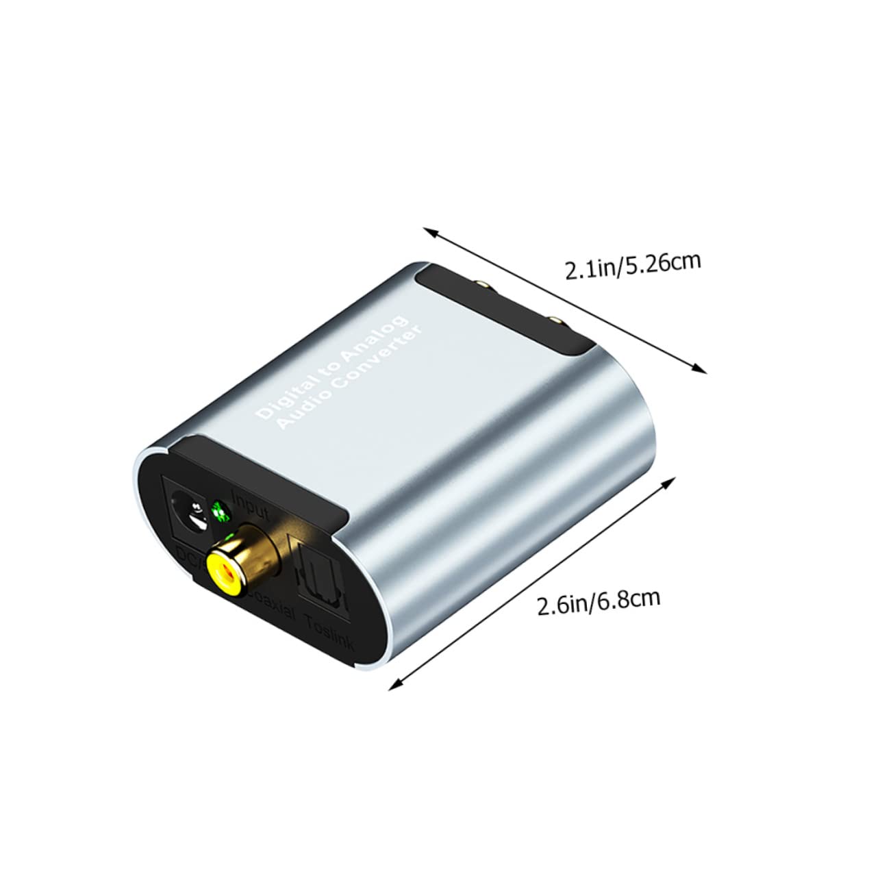 Mikikit 2sets Convertitore Audio Digitale Analogico Con Amplificatore Integrato Facile Da Installare Supporta Uscita Del Volume Ottimale Per Amplificatori e Cuffie Ad Alta Fedeltà
