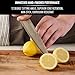 Zelite Infinity 6 Inch Utility Knife with Sheath — Razor Sharp Kitchen Chopping Knife; Japanese AUS-10 Super Steel 45-Layer Damascus Knife; Chef Knife w Triple-Riveted Humpback Handle