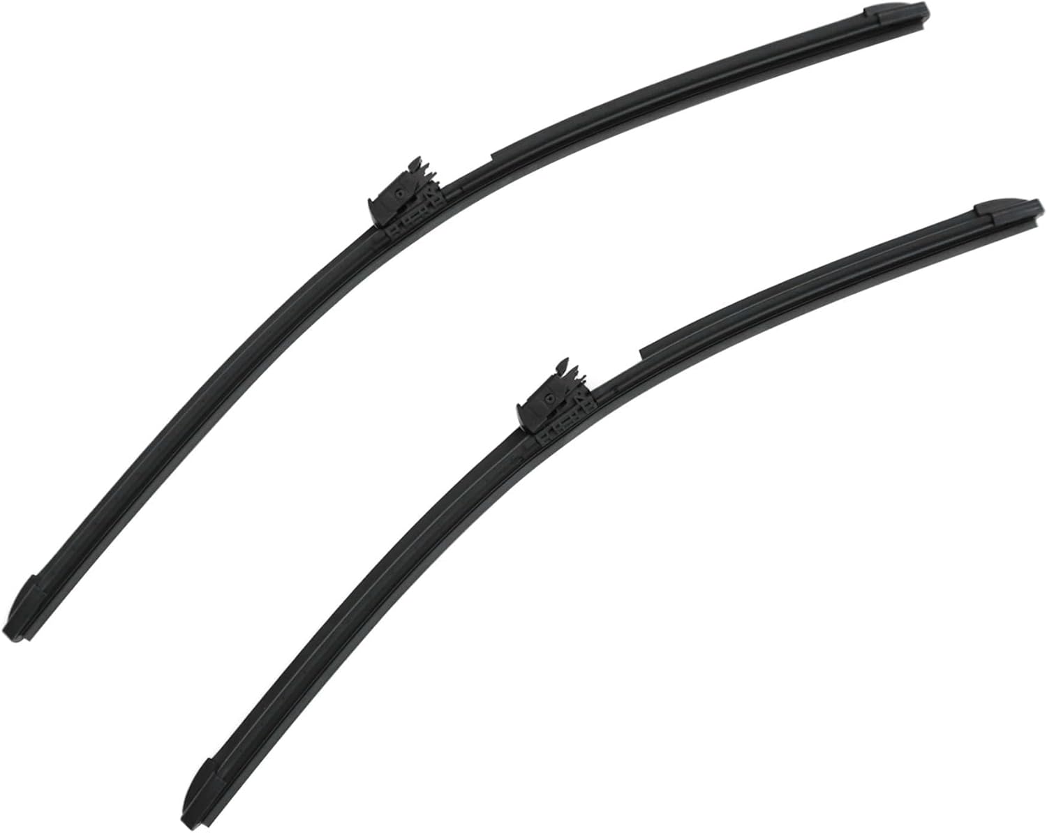XQSMWF Front Windshield Wiper Blade Set w/Heated 2228201145 Compatible with Mercedes S450 S550 S550e S560 2015-2020# A2228201145 222-820-11-45