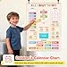 All About Today Calendar Chart,Circle Time Learning Center,Morning Board for Preschool, Educational Weather and Seasons Board, Days Months Learning Chart for Kids,Homeschool Preschool Activities