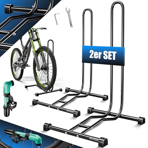 KESSER® Fahrradständer Boden einzeln für Mountainbike, E-Bike, Citybike, Rennrad, MTB