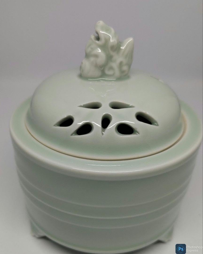 鍋島製磁　大秀窯　香炉 Amazon｜鍋島焼 香炉 青磁 伊万里焼窯元 大秀窯｜仏壇用香炉