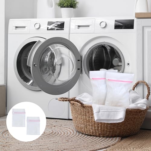 couduan 2 Pcs Laundry Bags For Washing Machine,Mesh Laundry Bags,Washing Bags For Laundry,Washing Machine Bag,Suitable For Shirts,Baby Clothes,Socks,Underwear (30x40cm) - Image 5