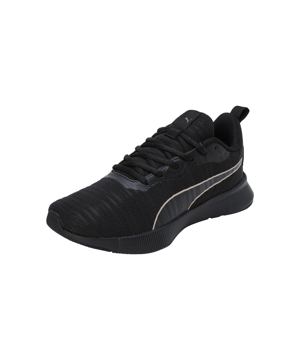 Puma Womens Flyer Flex WNs V2 Black-Team Gold Running Shoe - 4 UK (31061801) (B0CBPV9T64) Amazon Price History, Amazon Price Tracker
