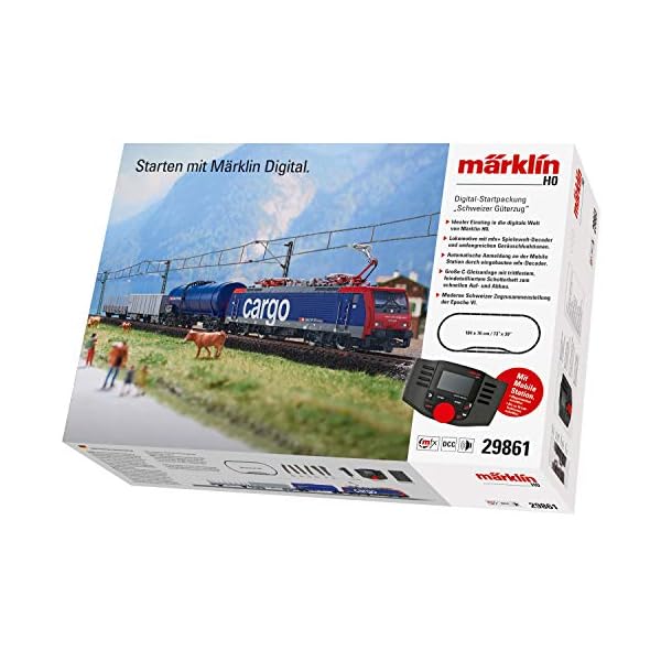 Märklin 029861 Modellbahn Digital-Startpackung Schweizer Güterzug