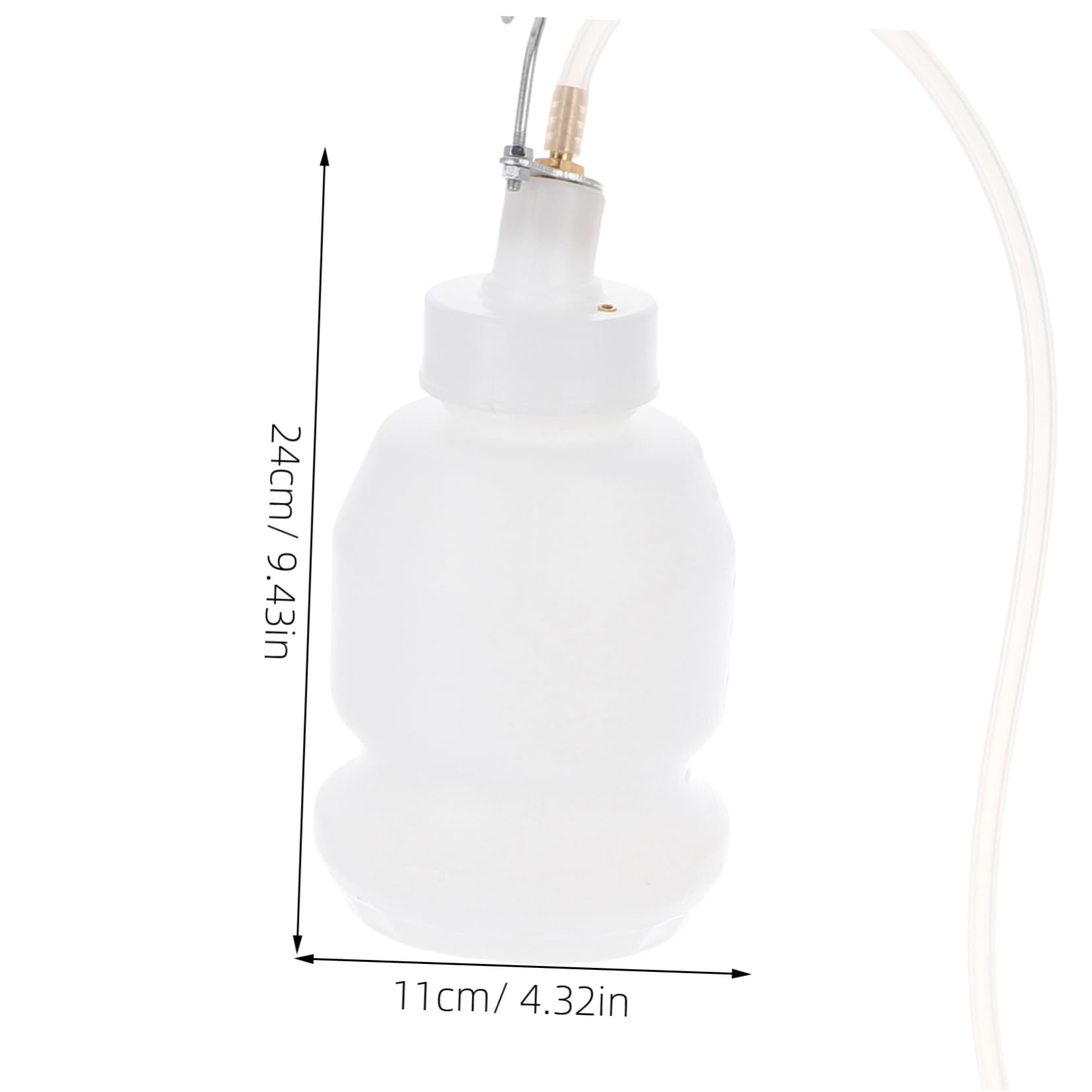 Ciieeo 1 Set Brake Oil Changing Machine Brake Fluid Replacement Tool Brake Bleeder Hose Brake Fluid Bleeder Adapter Brake Bleeder Adapter Motorcycle Brake Bleeder Kit Plastic White