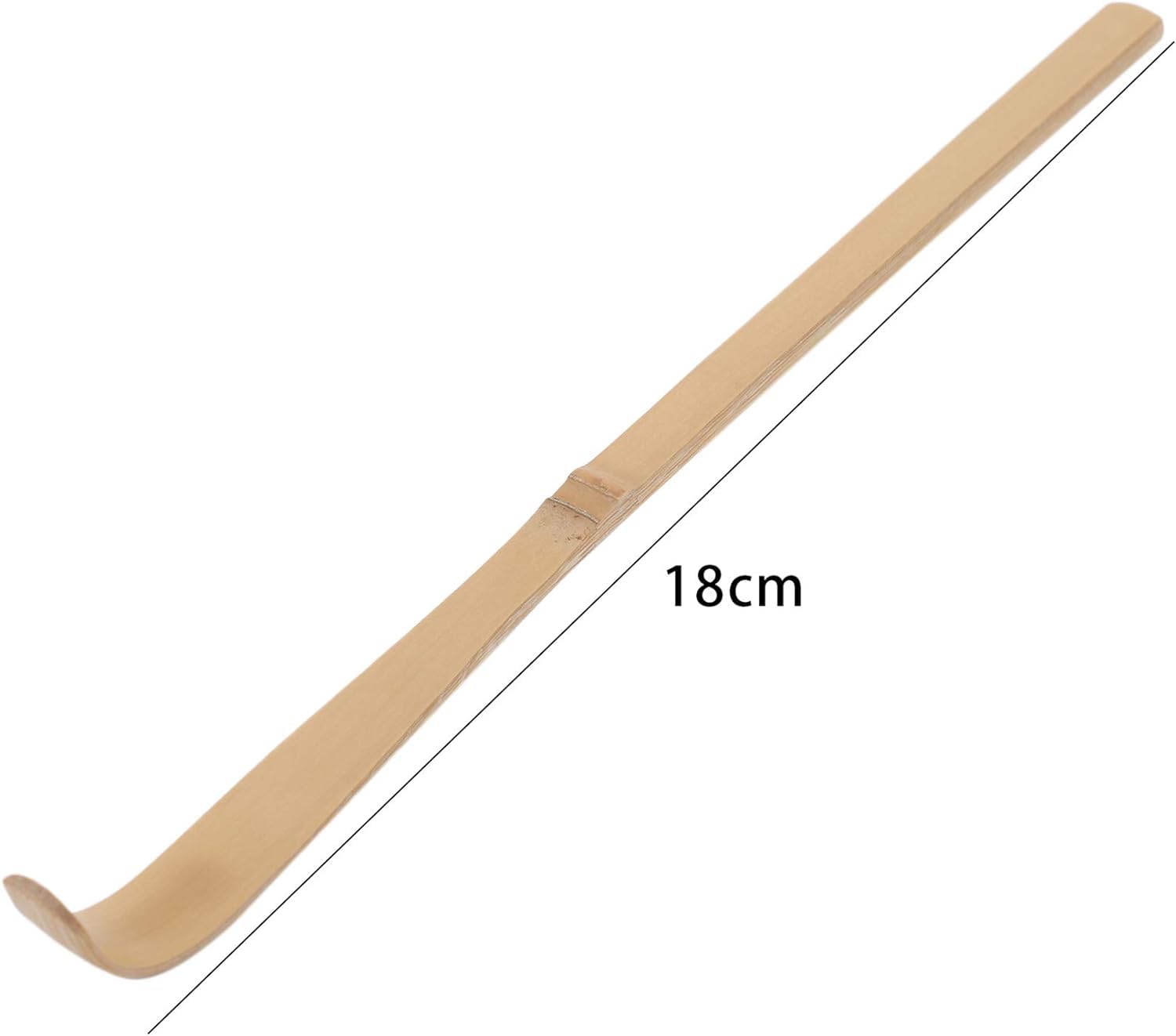 1Pc Brown Bamboo Matcha Scoop Japanese Chashaku Hooked Green Tea Spoon for Tea Ceremony 18cm, Tea Scoops, Coffee, Tea and Espresso