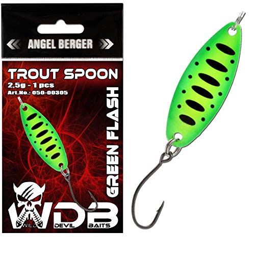 Angel-Berger Wild Devil Baits Trout Spoon Forellen Blinker Mini Spoon...