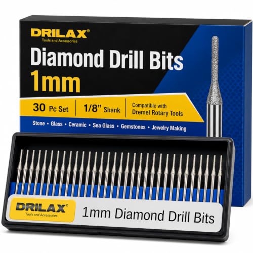Drilax 1mm Diamond Drill Bits