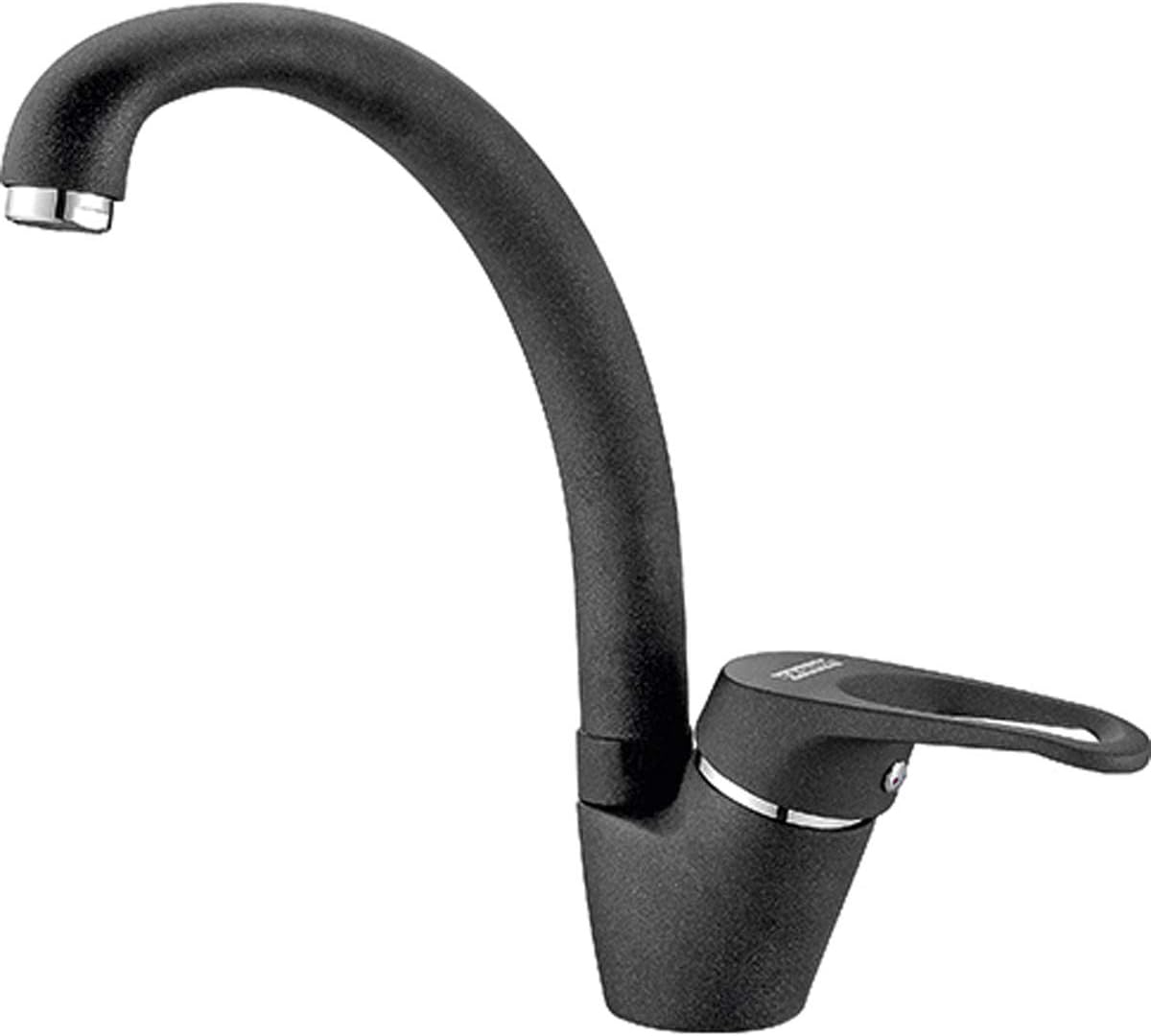 FRANKE115.0275.365 High Pressure Fragranite Kitchen Tap with Fixed Spout - Onyx