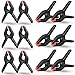 12 Packs of 3.5 inch Black Multipurpose Professional Plastic Heavy Spring Clampsï¼ŒPlastic Clamps Available Home Improvement,Craftsmanual,Backdrop Stand,Photo Backdrop Clips