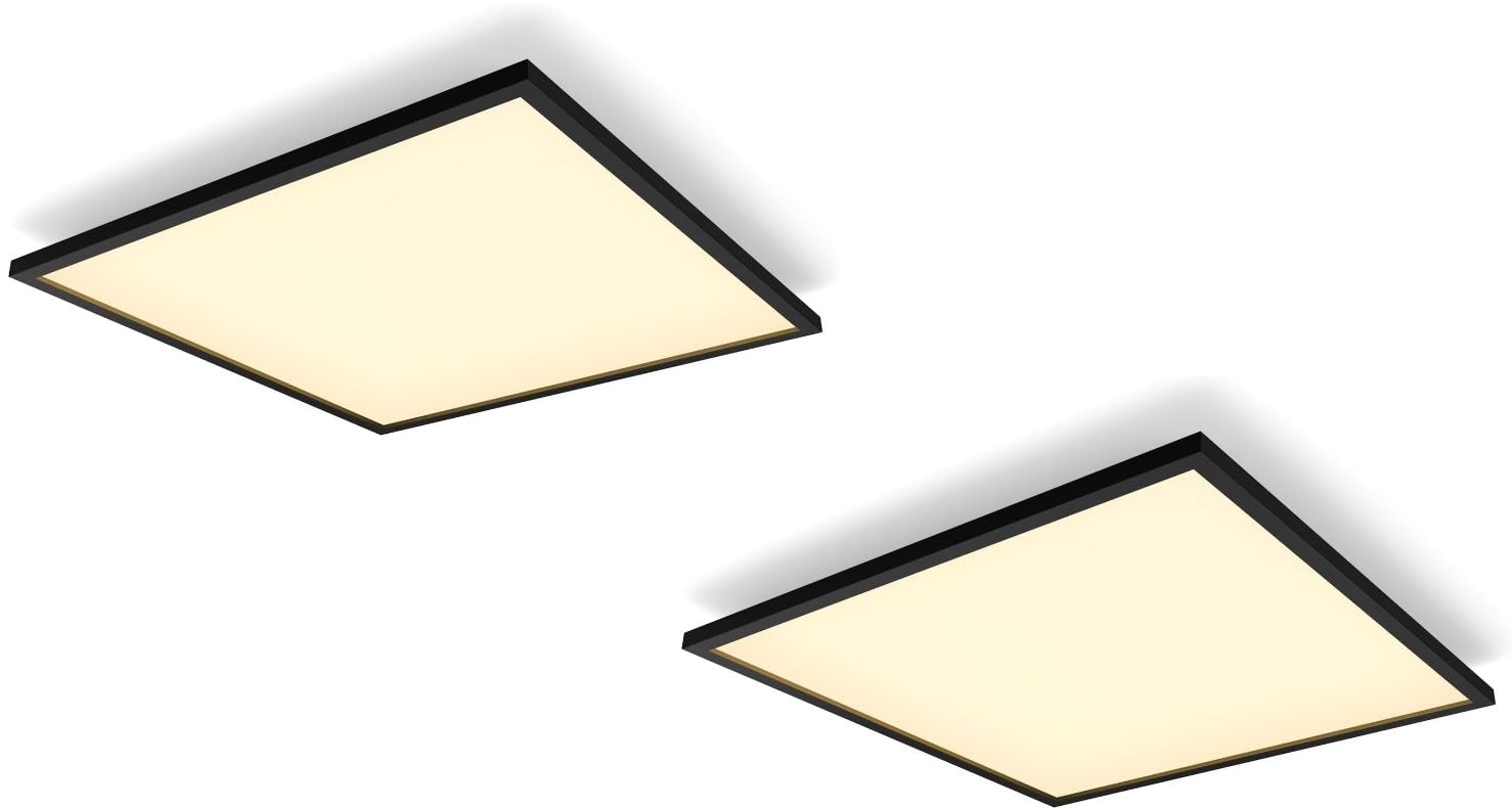 Philips Hue Aurelle Panelleuchten 2er-Pack Schwarz