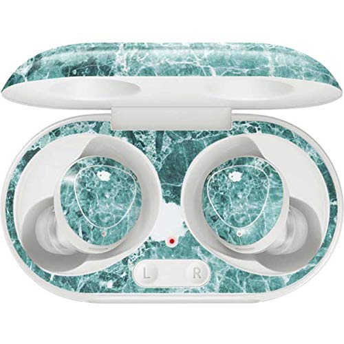 Skinit Decal Audio Skin Compatible with Samsung Galaxy Buds+ - Officially Licensed Originally Designed Crushed Turquoise Design