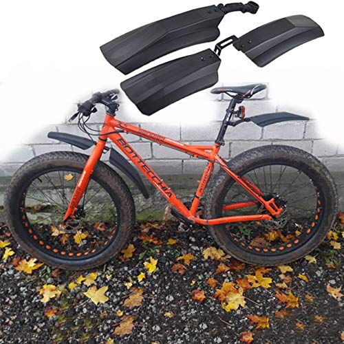 HUKK 20 inch 26inch Electric Folding Bicycle Mud Guard Snow Bicycle Mudguard Fat Bike Fender Fatbike MTB Bike Cycling Fenders Parts