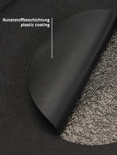 Brandit ISOMATTE MOLLE FALTBAR Armee FALTMATTE BW ISO Matte Outdoor THERMOMATTE, Farbe:Schwarz, 54 x 191 x 1,5 cm