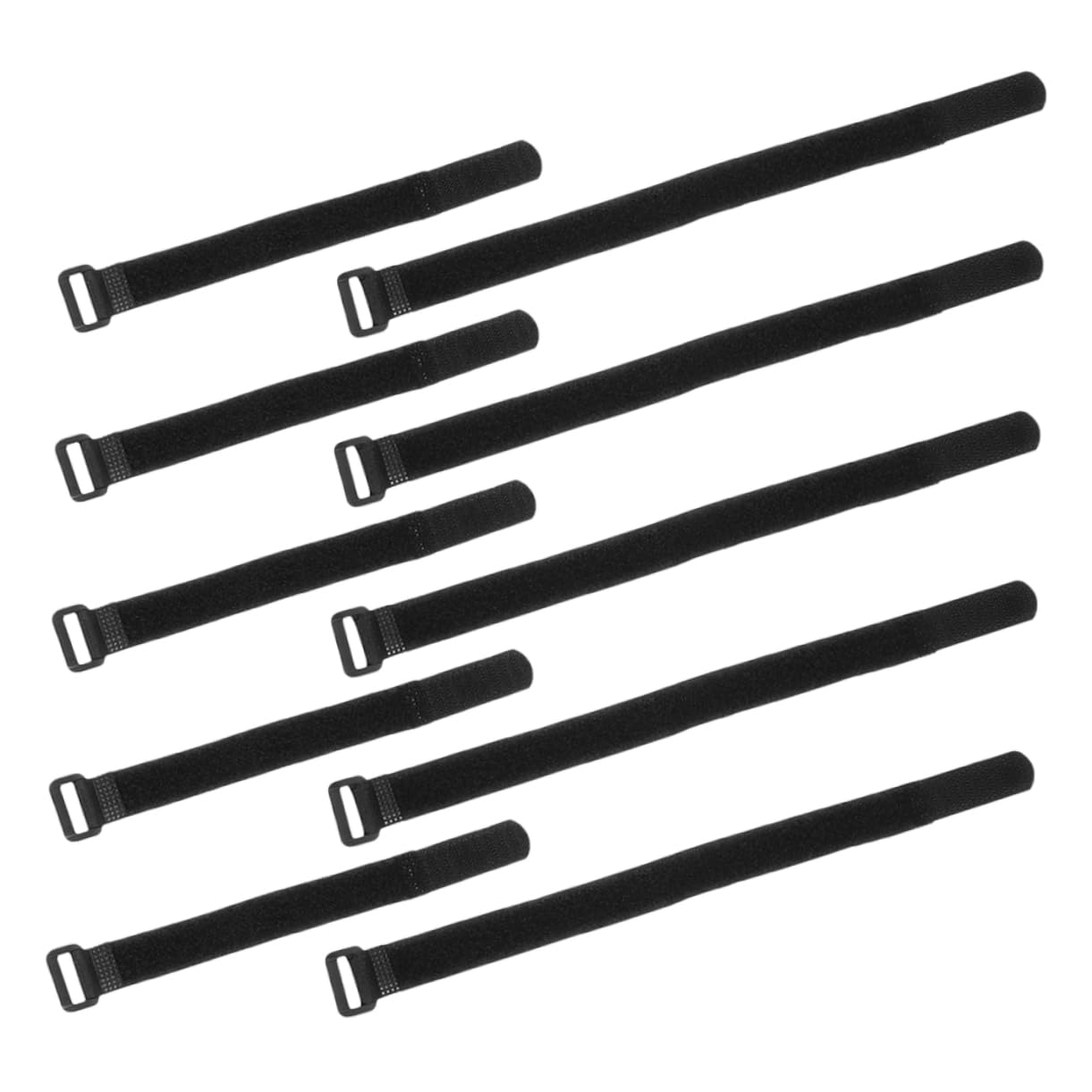 BESPORTBLE 10pcs Bike Stabilizer Straps: Nylon Mountain Bike Wheel Tie-Downs with Anti-Slip Grip - Adjustable Rack Securing System for Commuters Traveling