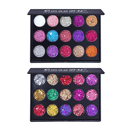 Preisvergleich Produktbild Lidschatten Palette Glitzer Schminke,Lolamber Eyeshadow Lidschatten Pulver Palette Matte Lidschatten Kosmetik Make-up