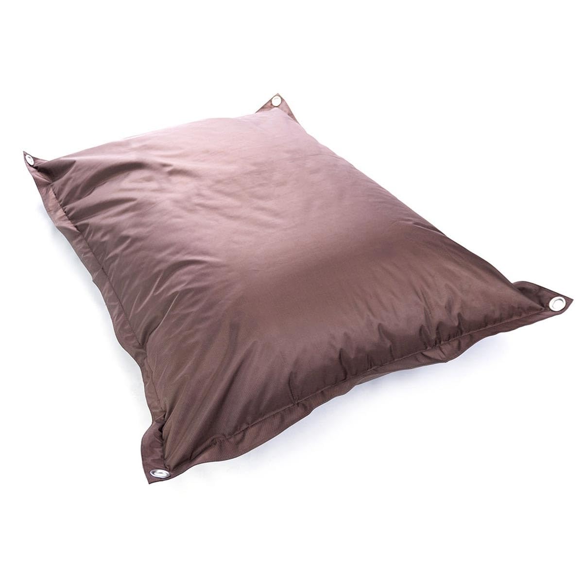 LIVEDECO - Housse Vide Pouf Géant XL Imperméable Extérieur Outdoor Chocolat BiG52 Iron RAW