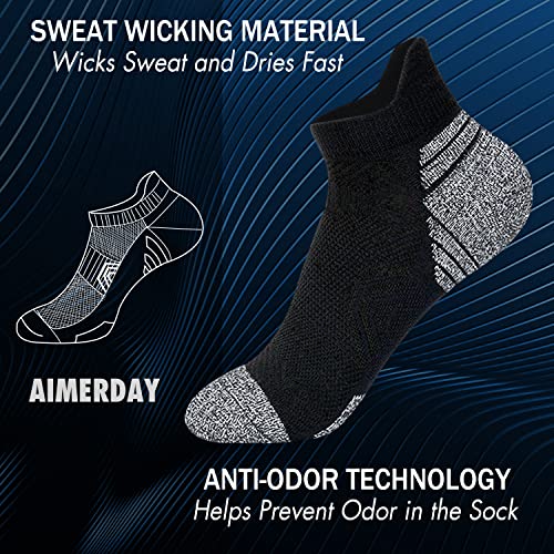 Athletic Ankle Womens Socks Running Compression Socks for Women Cozy 5 Pack Low Cut Performance Soft Tab Socks4