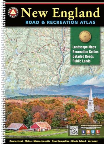 New England Road and Recreation Atlas - 1st Edition...