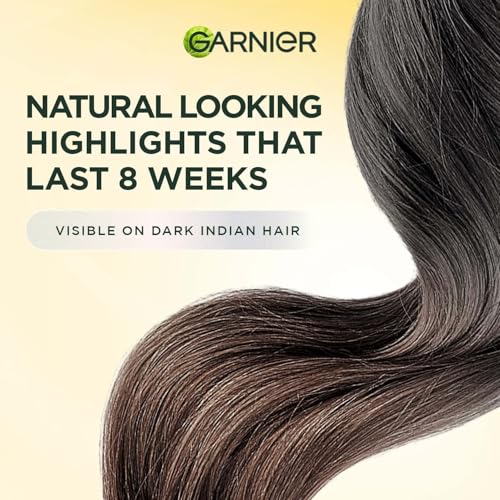 Image of Garnier Color Naturals Hairlighter | No Bleach No Ammonia | Natural Looking Highlights on Dark Indian Hair | Lasts Upto 8 weeks | 48g + 72ml + 5ml