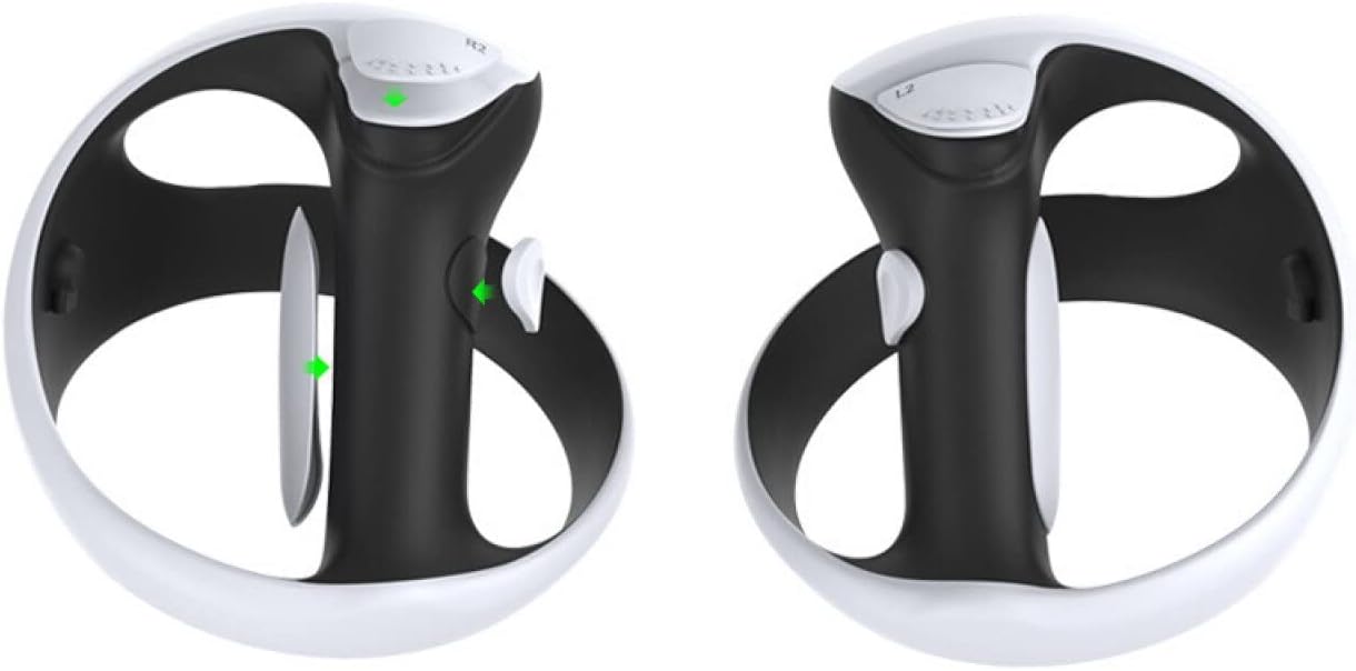 Silicone Controller Covers Set VR2 Gamepad Accessories Replacement Non-Slip for PS VR2 Grip Button Protection Dustproof Cover : Video Games