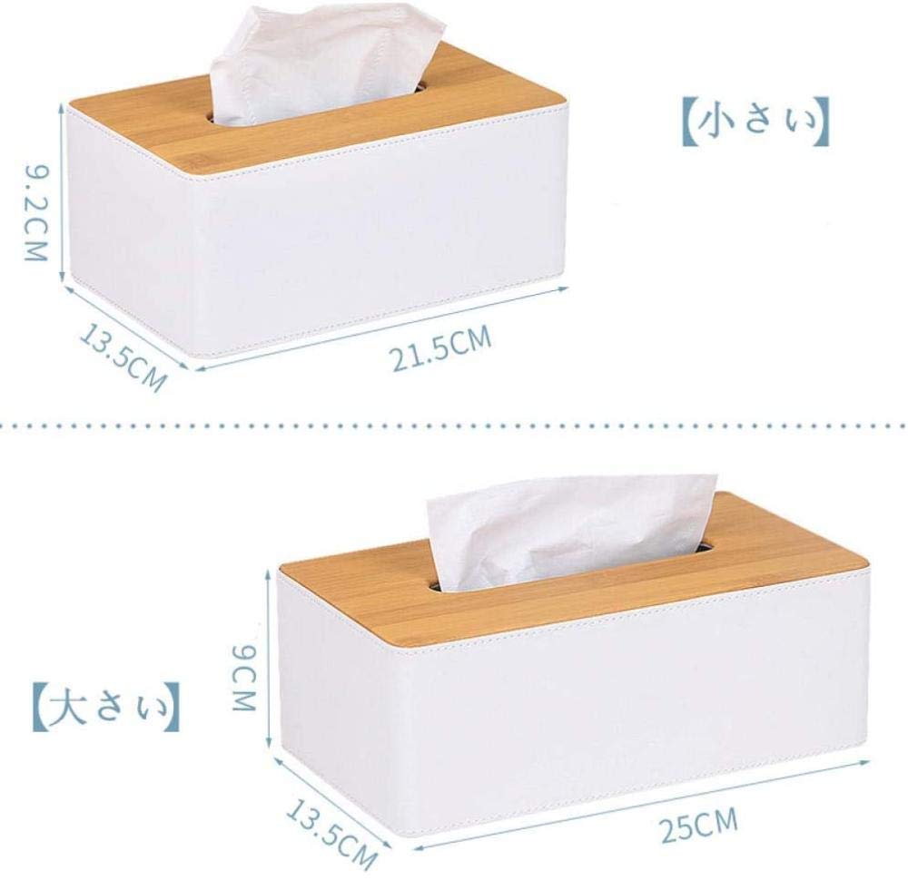 Scatola Di Fazzoletti Di Carta Rettangolare,Porta Fazzoletti Rettangolare In Pelle,Copertura Del Titolare Controsoffitti Della Vanità Del Bagno, Cassettiere Della Camera Da Letto, Stand Notturni, Came
